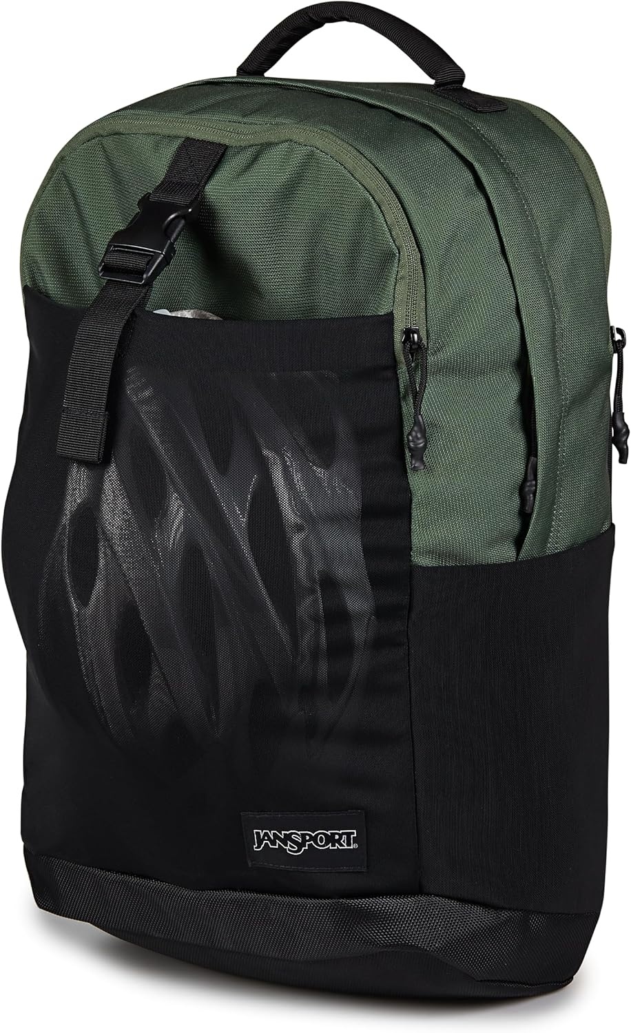 image:imageJanSport Journey Pack Backpack Large Main Compartment Dual Water Bottle Pockets 15inch Padded Laptop Compartment with Tricot Lined Sleeve Cargo GreenCargo Green
