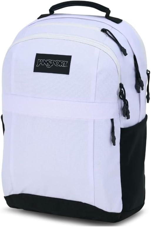 image:imageJanSport Landings Pack Large Backpack with Soft Back Panel Dual Water Bottle Pockets 15Inch Padded Laptop Compartment WhiteWhite
