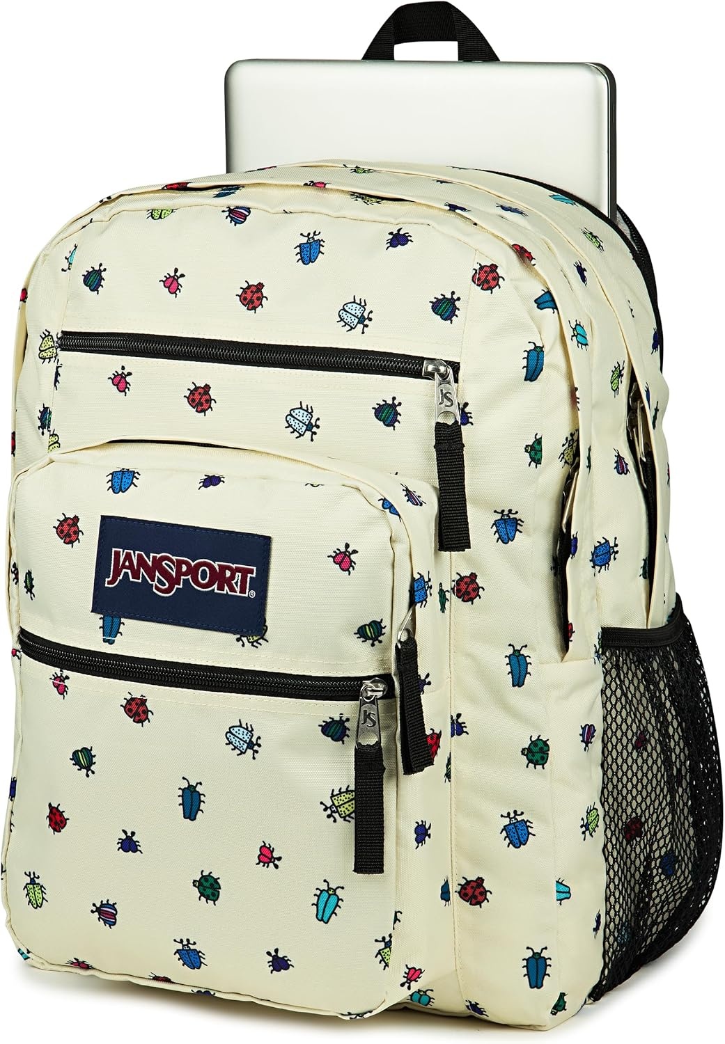 image:imageJanSport Laptop Backpack Computer Bag with 2 Compartments Ergonomic Shoulder Straps 15 Laptop Sleeve Haul Handle Vortex VoyageA Bugs Vibe