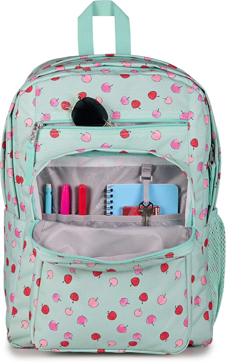 image:imageJanSport Laptop Backpack Computer Bag with 2 Compartments Ergonomic Shoulder Straps 15 Laptop Sleeve Haul Handle Vortex VoyageApple Orchard Magic