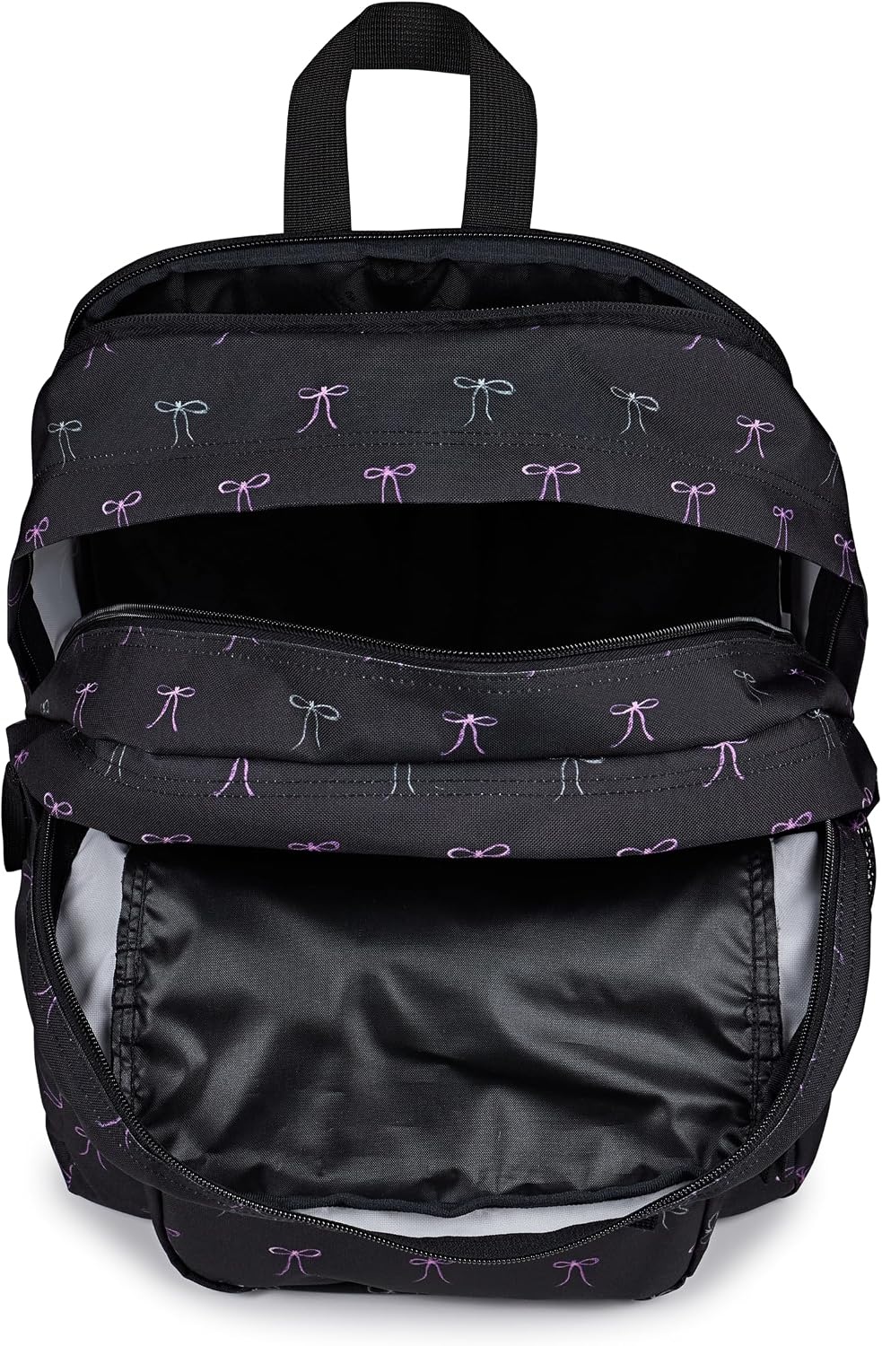 image:imageJanSport Laptop Backpack Computer Bag with 2 Compartments Ergonomic Shoulder Straps 15 Laptop Sleeve Haul Handle Vortex VoyageBad Bows