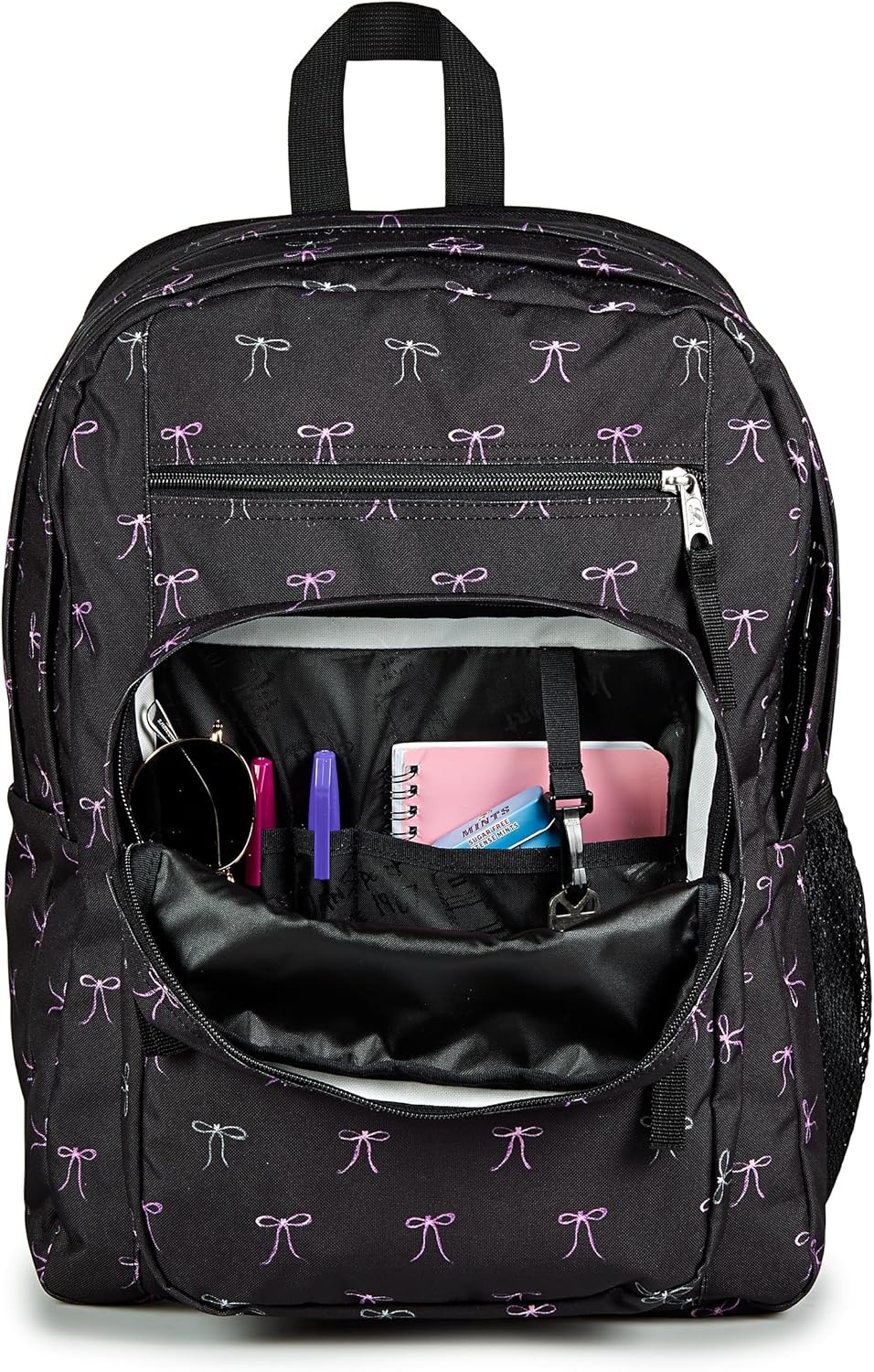 image:imageJanSport Laptop Backpack Computer Bag with 2 Compartments Ergonomic Shoulder Straps 15 Laptop Sleeve Haul Handle Vortex VoyageBad Bows