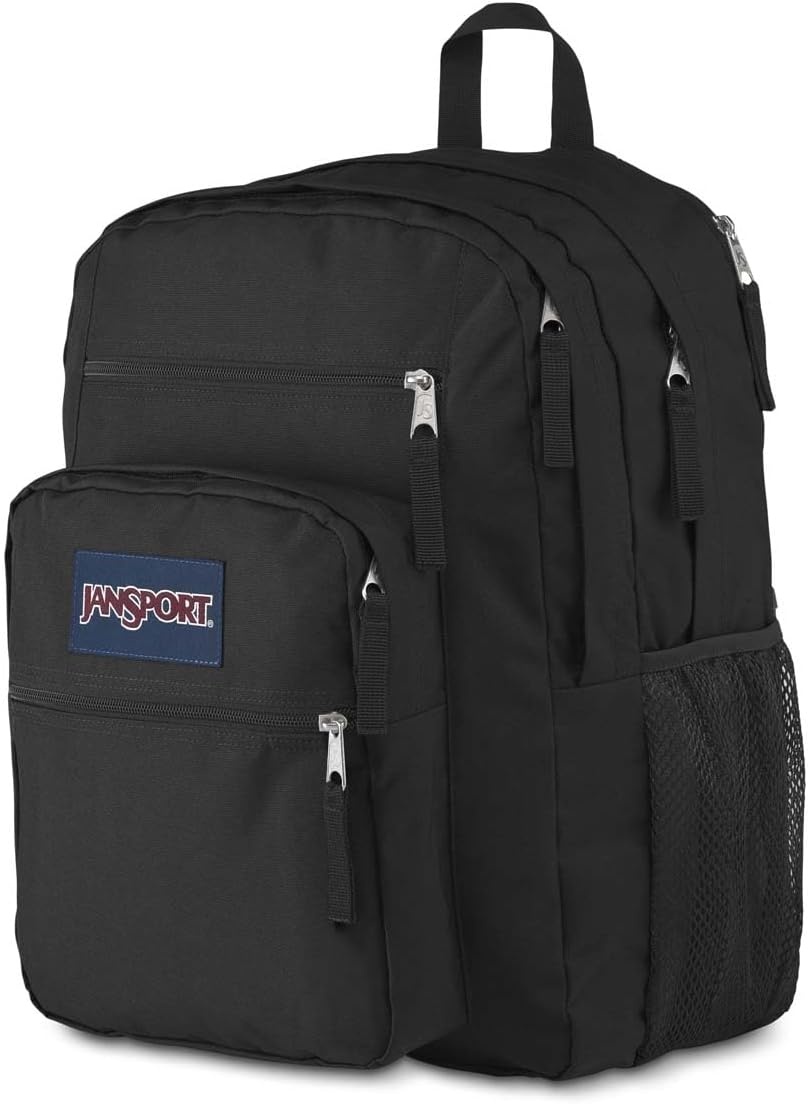 image:imageJanSport Laptop Backpack Computer Bag with 2 Compartments Ergonomic Shoulder Straps 15 Laptop Sleeve Haul Handle Vortex VoyageBlack