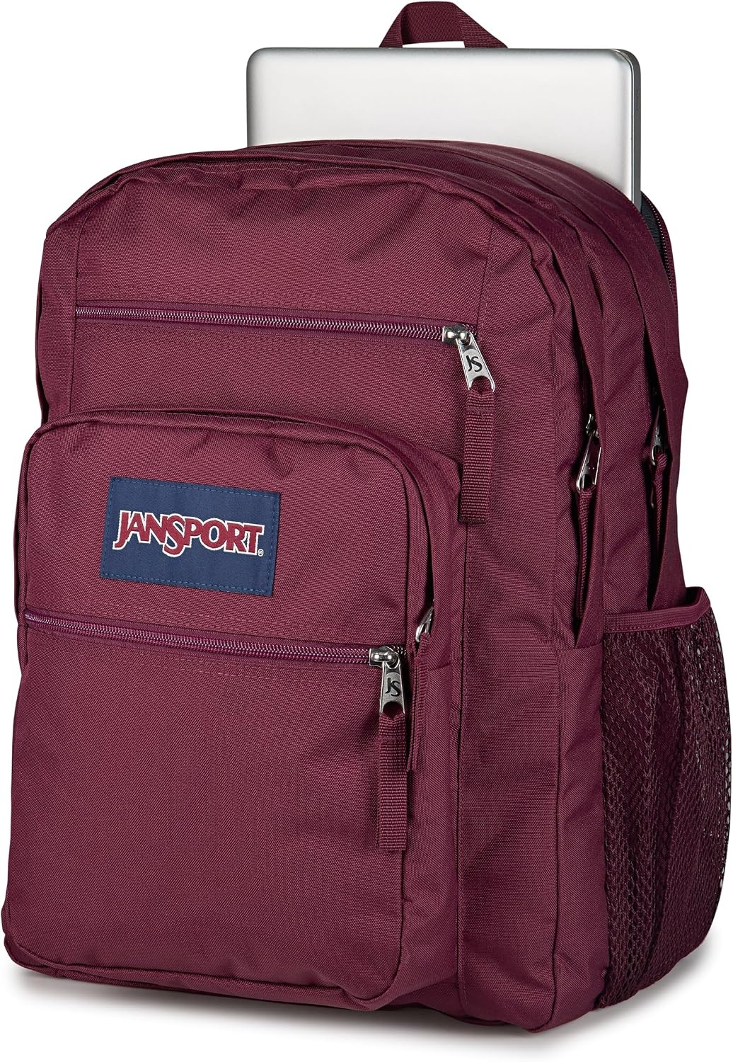 image:imageJanSport Laptop Backpack Computer Bag with 2 Compartments Ergonomic Shoulder Straps 15 Laptop Sleeve Haul Handle Vortex VoyageCherry Lacquer