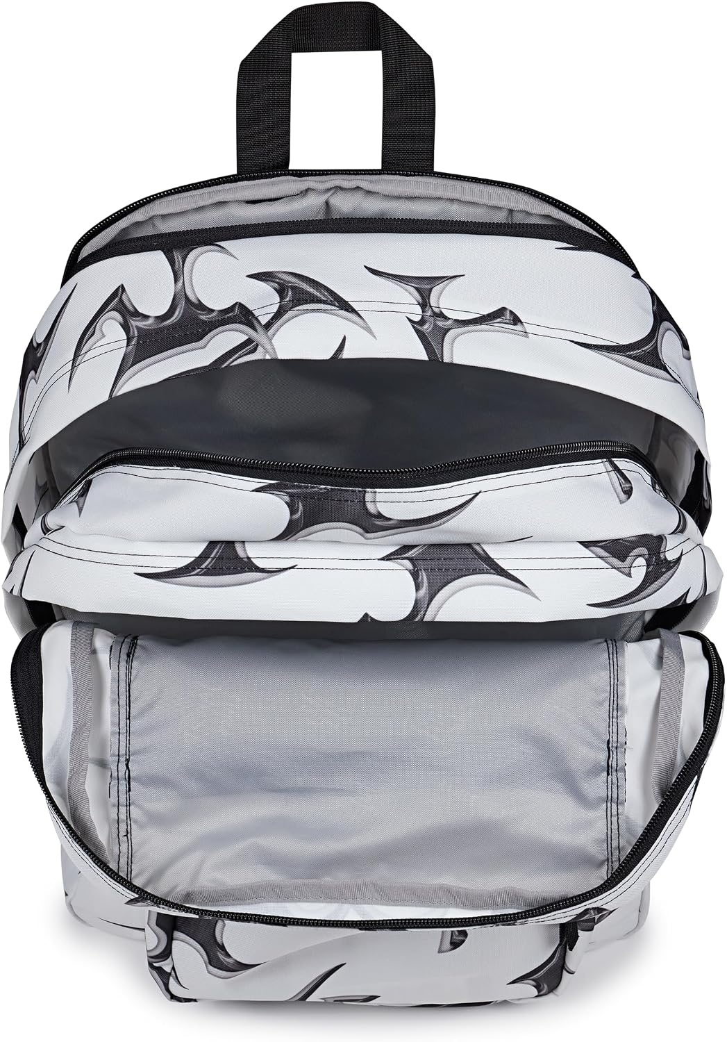image:imageJanSport Laptop Backpack Computer Bag with 2 Compartments Ergonomic Shoulder Straps 15 Laptop Sleeve Haul Handle Vortex VoyageCyber Silver White