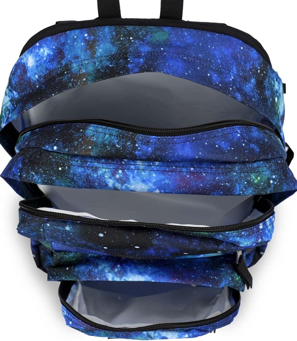 image:imageJanSport Laptop Backpack Computer Bag with 2 Compartments Ergonomic Shoulder Straps 15 Laptop Sleeve Haul Handle Vortex VoyageCyberspace Galaxy