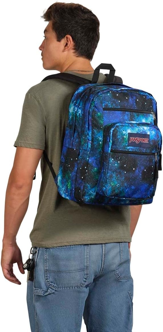 image:imageJanSport Laptop Backpack Computer Bag with 2 Compartments Ergonomic Shoulder Straps 15 Laptop Sleeve Haul Handle Vortex VoyageCyberspace Galaxy