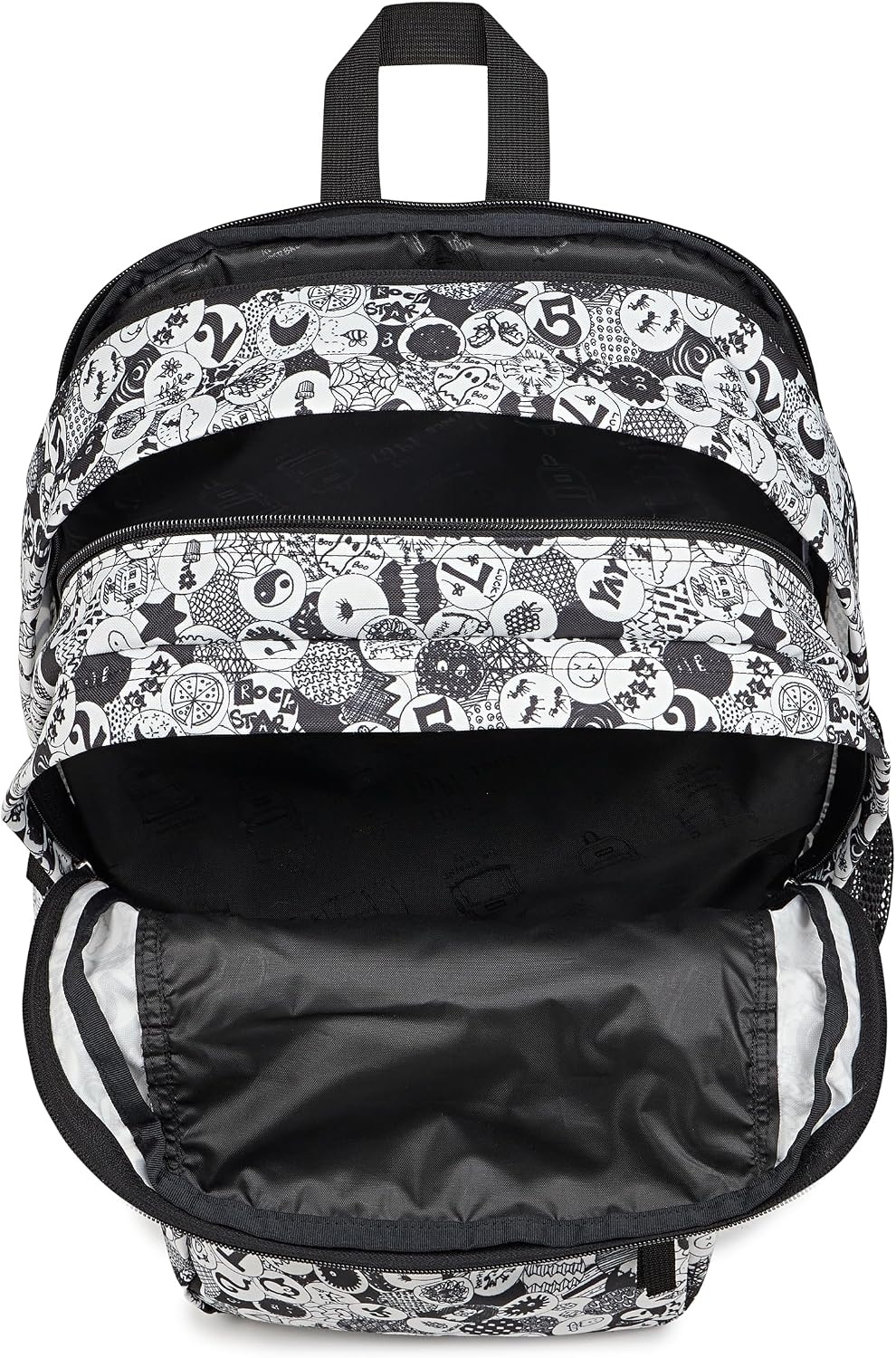 image:imageJanSport Laptop Backpack Computer Bag with 2 Compartments Ergonomic Shoulder Straps 15 Laptop Sleeve Haul Handle Vortex VoyageDoodle Dots
