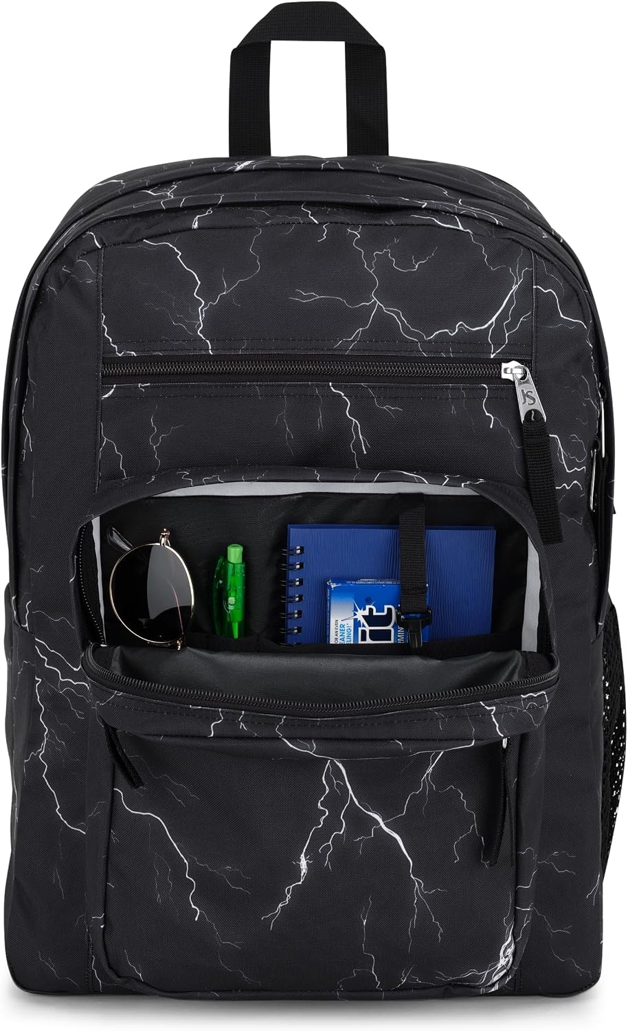 image:imageJanSport Laptop Backpack Computer Bag with 2 Compartments Ergonomic Shoulder Straps 15 Laptop Sleeve Haul Handle Vortex VoyageElectric Bolts