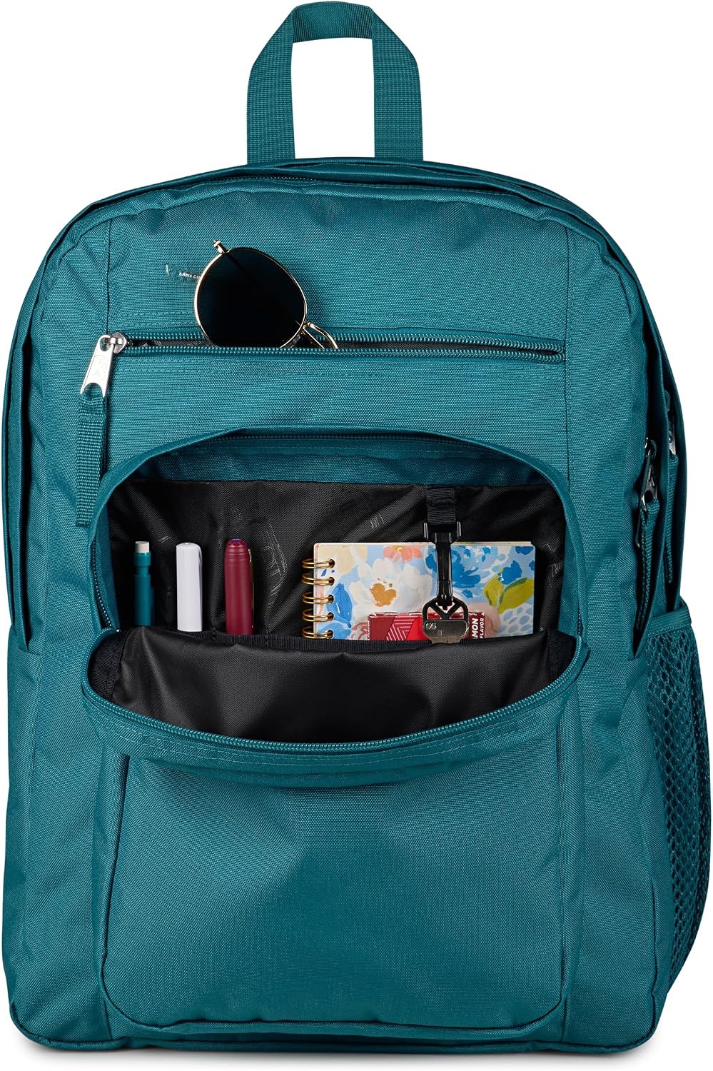 image:imageJanSport Laptop Backpack Computer Bag with 2 Compartments Ergonomic Shoulder Straps 15 Laptop Sleeve Haul Handle Vortex VoyageEmerald Pool