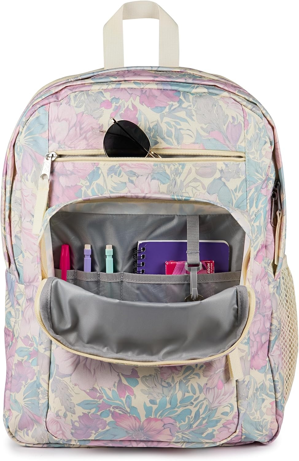 image:imageJanSport Laptop Backpack Computer Bag with 2 Compartments Ergonomic Shoulder Straps 15 Laptop Sleeve Haul Handle Vortex VoyageFaded Tapestry