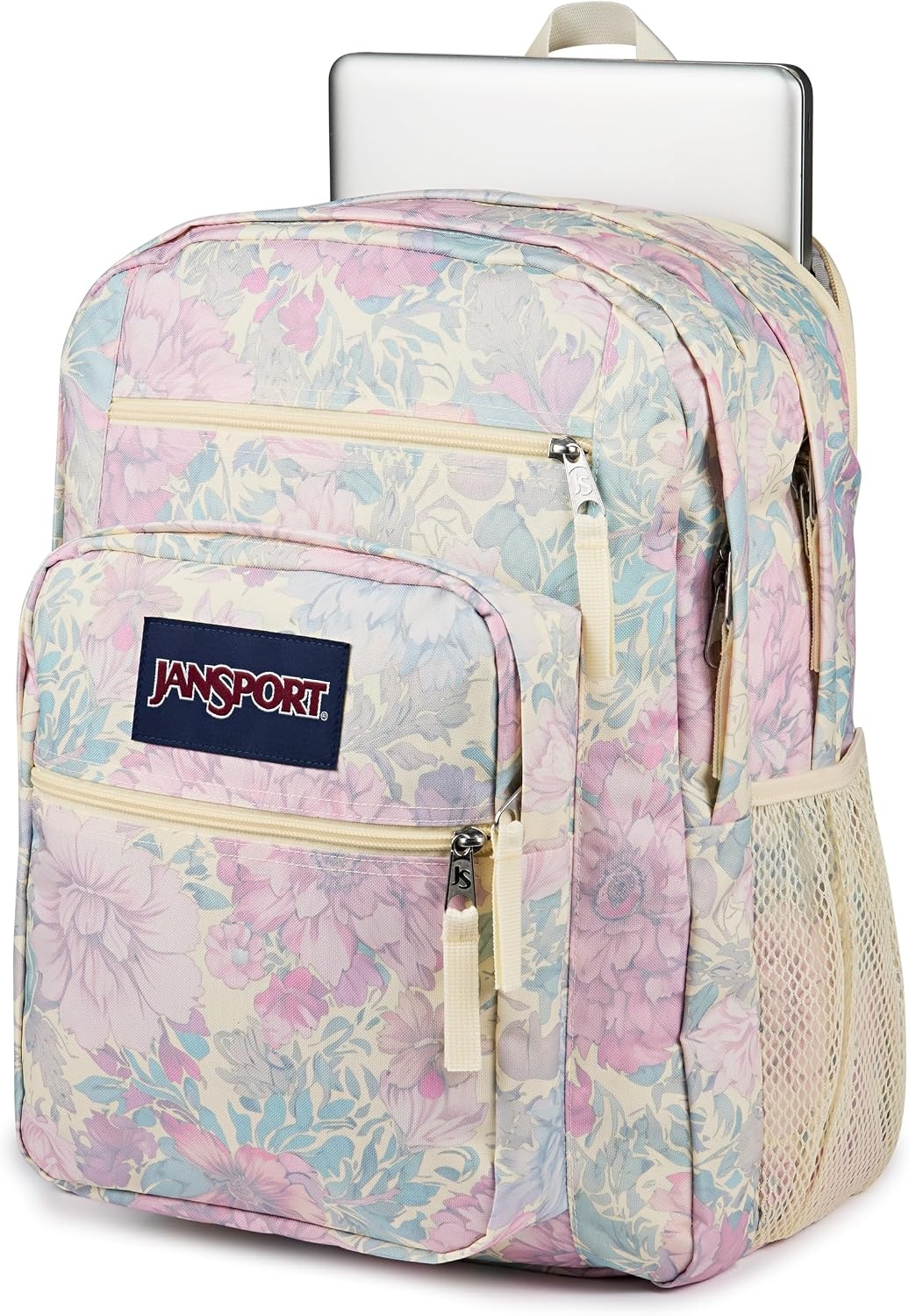 image:imageJanSport Laptop Backpack Computer Bag with 2 Compartments Ergonomic Shoulder Straps 15 Laptop Sleeve Haul Handle Vortex VoyageFaded Tapestry