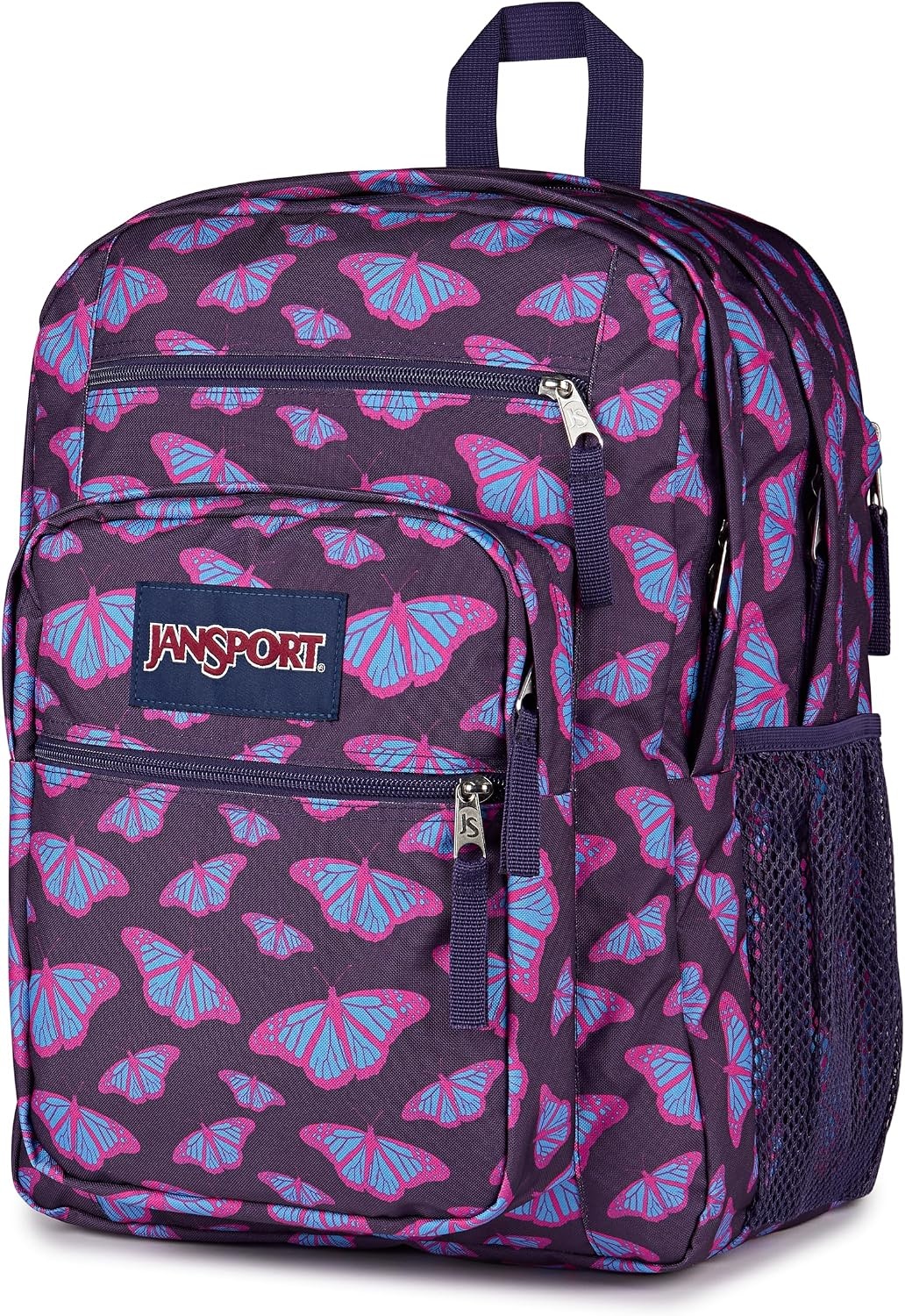image:imageJanSport Laptop Backpack Computer Bag with 2 Compartments Ergonomic Shoulder Straps 15 Laptop Sleeve Haul Handle Vortex VoyageFlutter By Purple