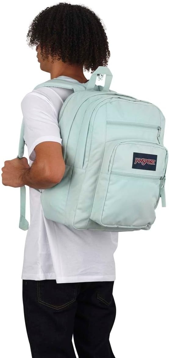 image:imageJanSport Laptop Backpack Computer Bag with 2 Compartments Ergonomic Shoulder Straps 15 Laptop Sleeve Haul Handle Vortex VoyageFresh Mint