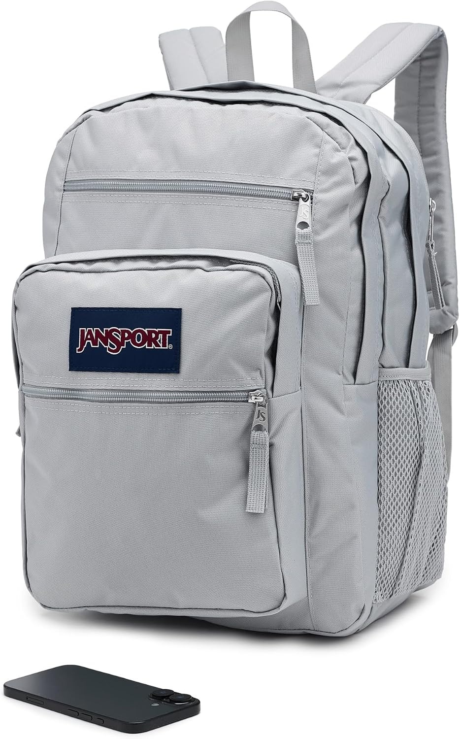 image:imageJanSport Laptop Backpack Computer Bag with 2 Compartments Ergonomic Shoulder Straps 15 Laptop Sleeve Haul Handle Vortex VoyageGrounded Grey