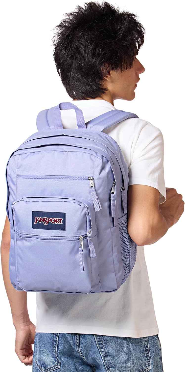 image:imageJanSport Laptop Backpack Computer Bag with 2 Compartments Ergonomic Shoulder Straps 15 Laptop Sleeve Haul Handle Vortex VoyageLavender Ash