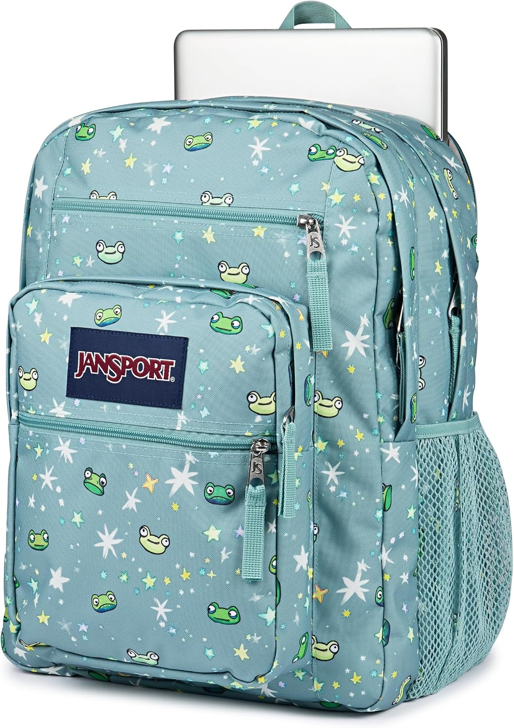 image:imageJanSport Laptop Backpack Computer Bag with 2 Compartments Ergonomic Shoulder Straps 15 Laptop Sleeve Haul Handle Vortex VoyageLeapin Lillies