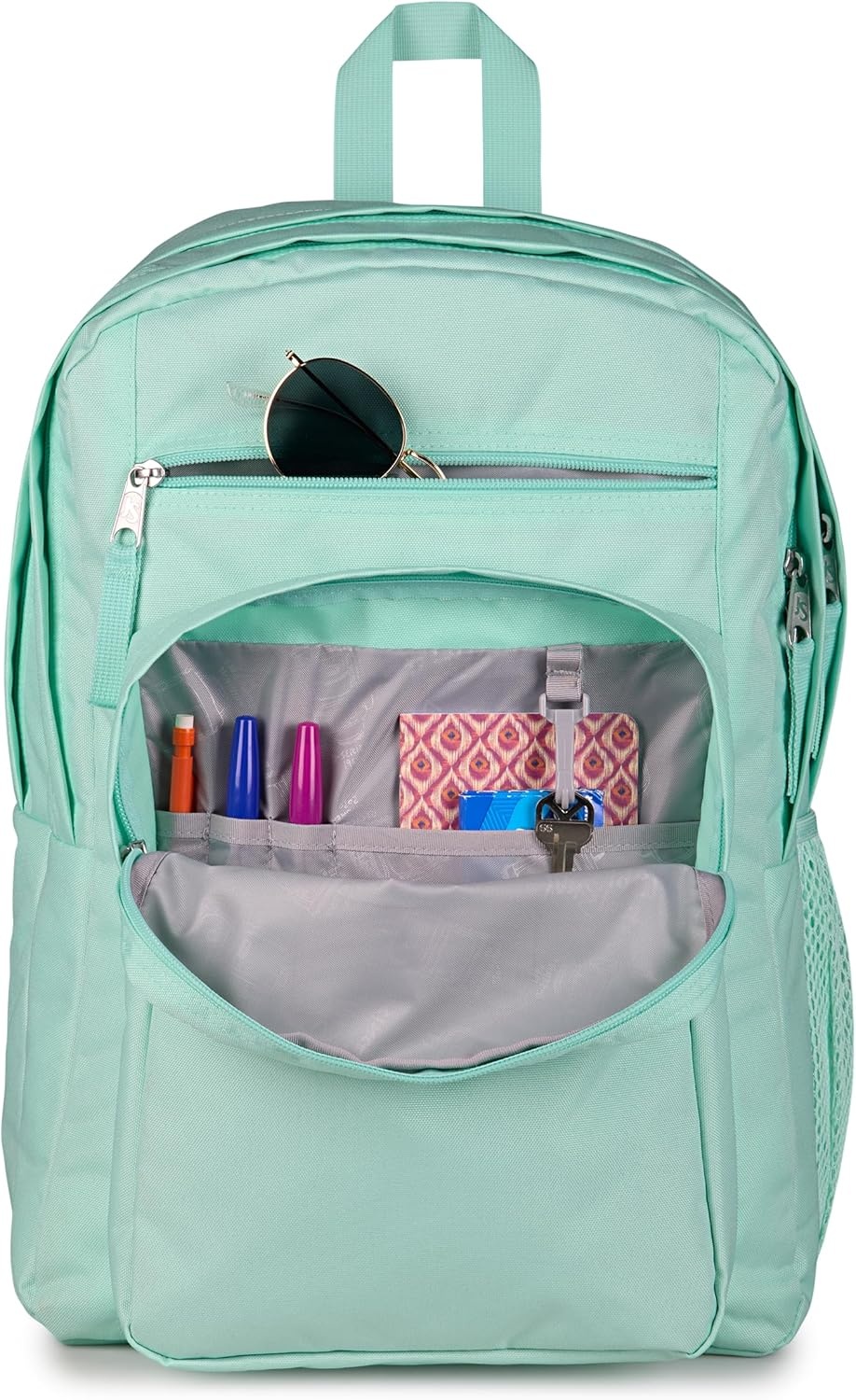 image:imageJanSport Laptop Backpack Computer Bag with 2 Compartments Ergonomic Shoulder Straps 15 Laptop Sleeve Haul Handle Vortex VoyageMagic Mint