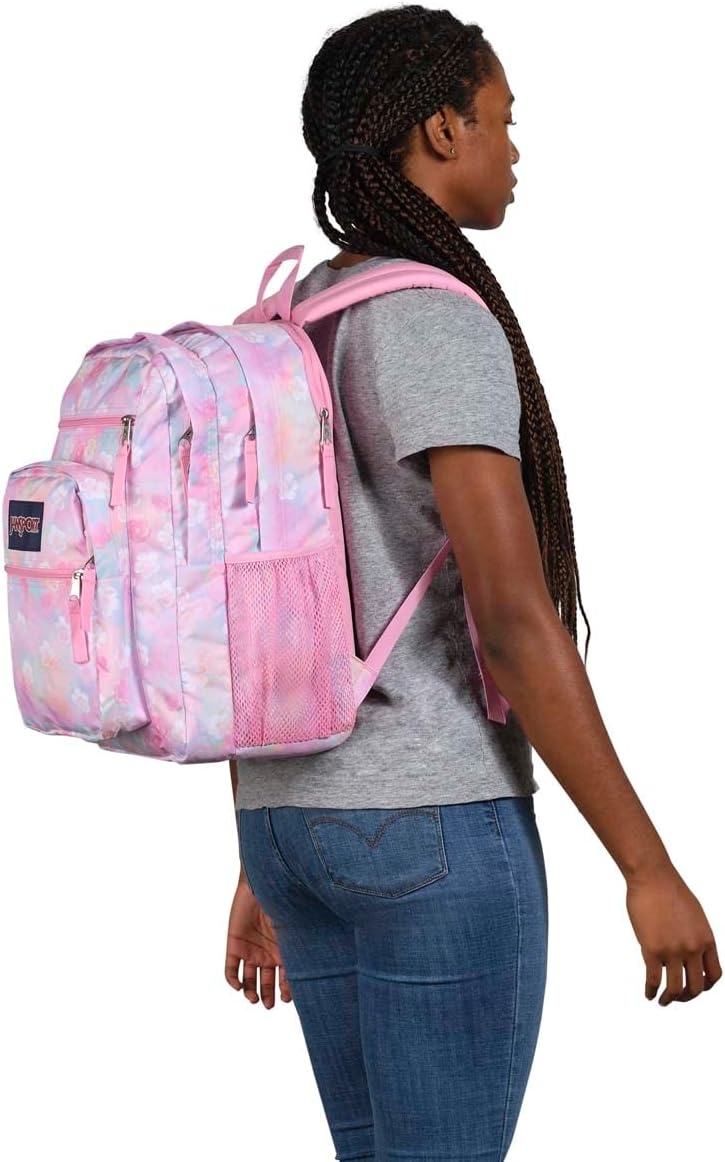 image:imageJanSport Laptop Backpack Computer Bag with 2 Compartments Ergonomic Shoulder Straps 15 Laptop Sleeve Haul Handle Vortex VoyageNeon Daisy