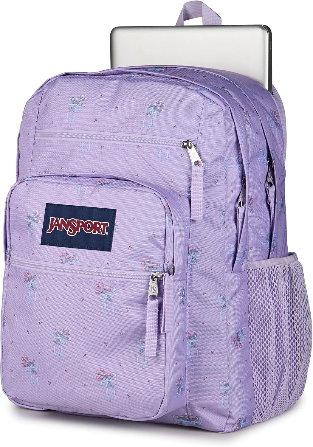 image:imageJanSport Laptop Backpack Computer Bag with 2 Compartments Ergonomic Shoulder Straps 15 Laptop Sleeve Haul Handle Vortex VoyagePastel Petals Lilac