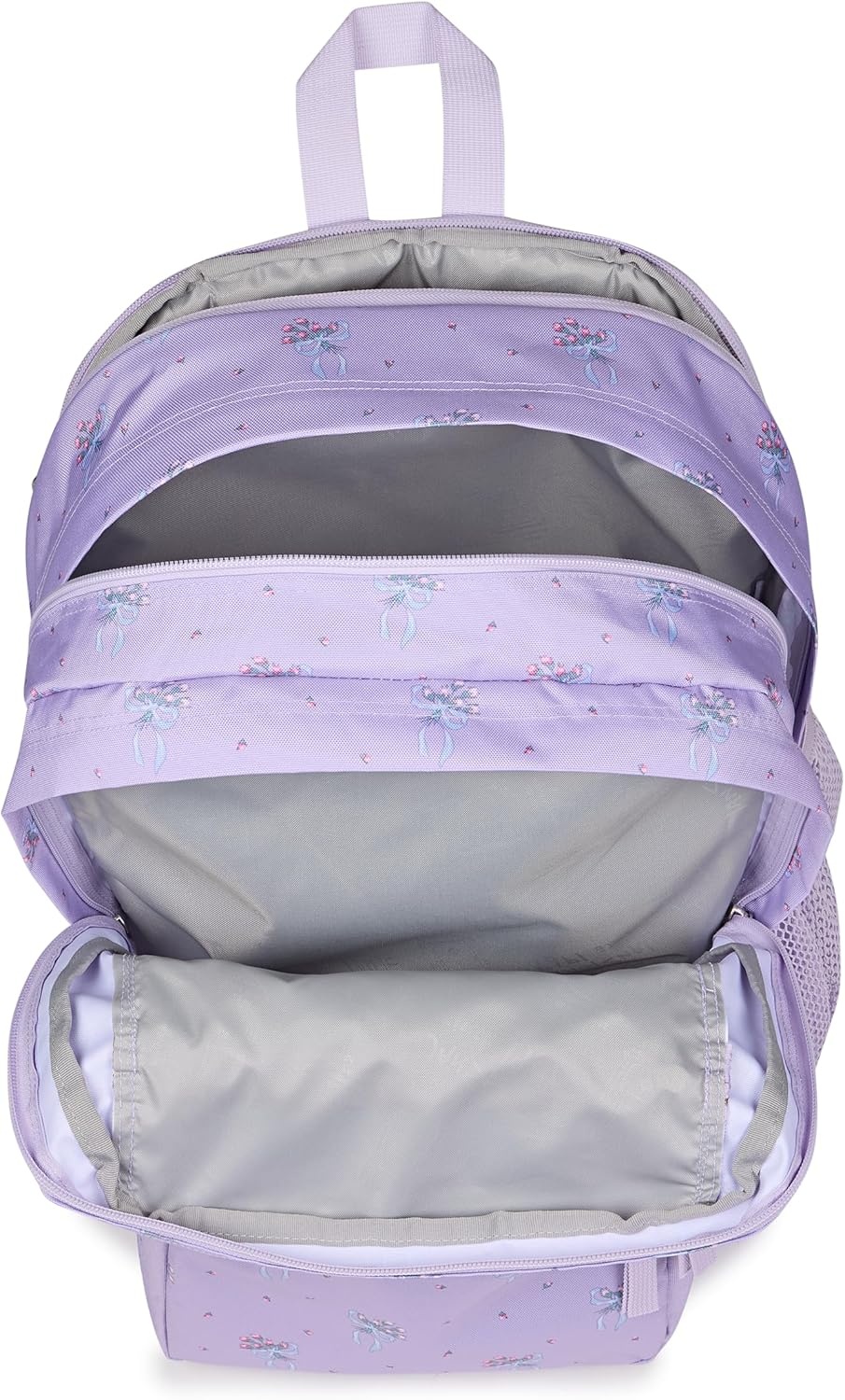 image:imageJanSport Laptop Backpack Computer Bag with 2 Compartments Ergonomic Shoulder Straps 15 Laptop Sleeve Haul Handle Vortex VoyagePastel Petals Lilac