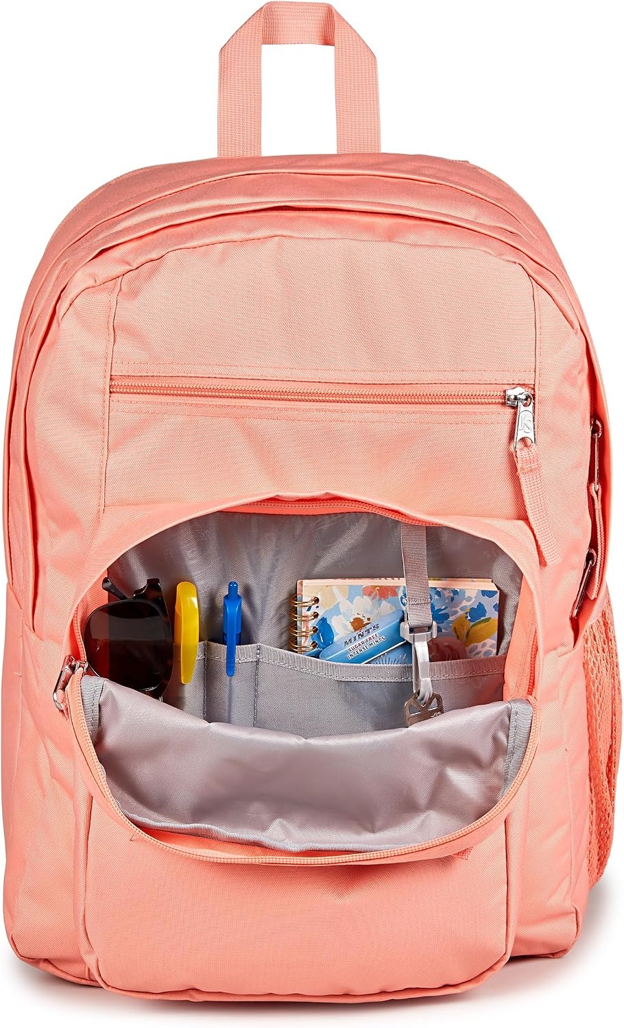 image:imageJanSport Laptop Backpack Computer Bag with 2 Compartments Ergonomic Shoulder Straps 15 Laptop Sleeve Haul Handle Vortex VoyagePeach Bum