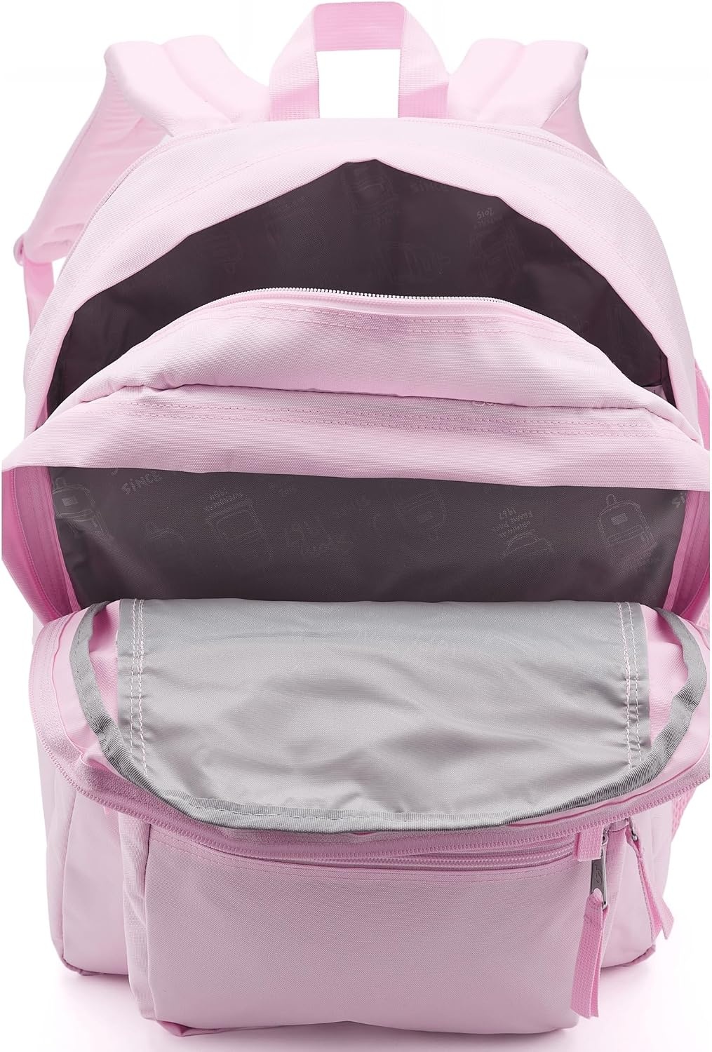image:imageJanSport Laptop Backpack Computer Bag with 2 Compartments Ergonomic Shoulder Straps 15 Laptop Sleeve Haul Handle Vortex VoyagePink Ice