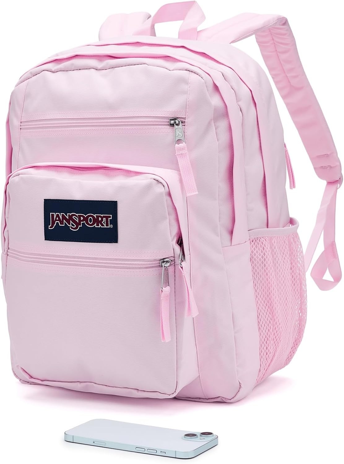 image:imageJanSport Laptop Backpack Computer Bag with 2 Compartments Ergonomic Shoulder Straps 15 Laptop Sleeve Haul Handle Vortex VoyagePink Ice