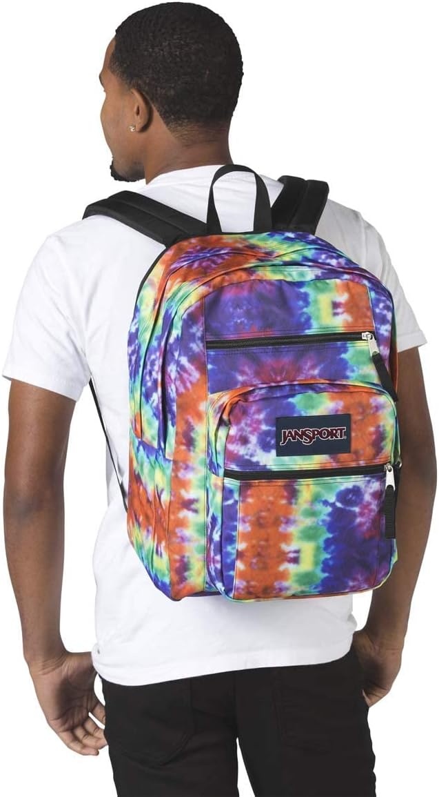 image:imageJanSport Laptop Backpack Computer Bag with 2 Compartments Ergonomic Shoulder Straps 15 Laptop Sleeve Haul Handle Vortex VoyageRedMulti Hippie Days