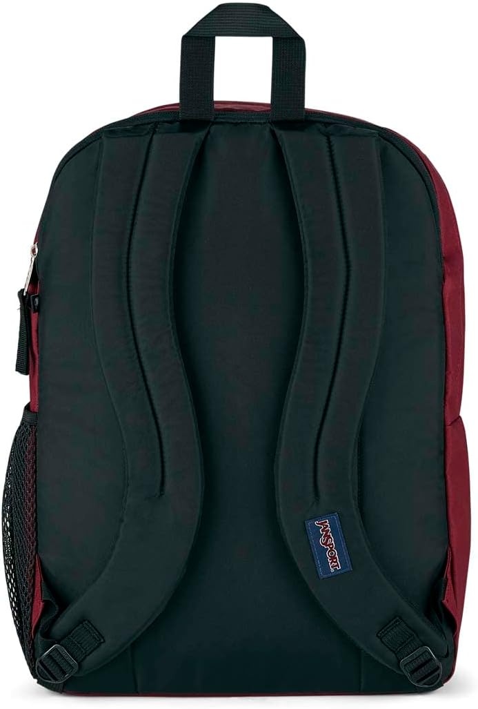 image:imageJanSport Laptop Backpack Computer Bag with 2 Compartments Ergonomic Shoulder Straps 15 Laptop Sleeve Haul Handle Vortex VoyageRusset Red