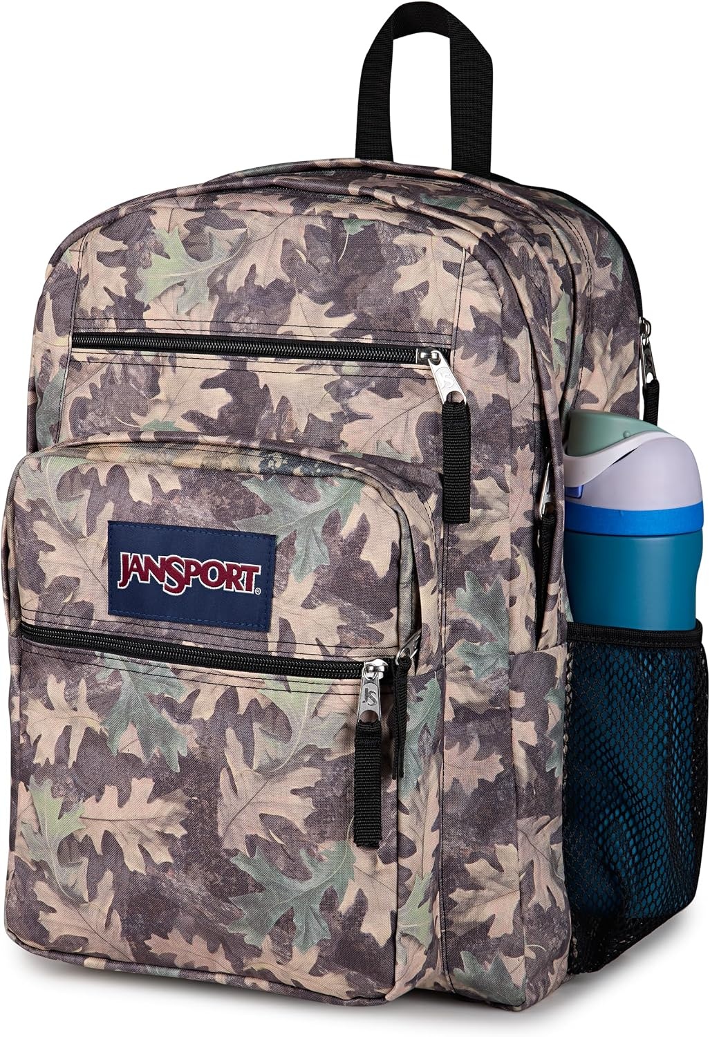 image:imageJanSport Laptop Backpack Computer Bag with 2 Compartments Ergonomic Shoulder Straps 15 Laptop Sleeve Haul Handle Vortex VoyageWoodland Camo