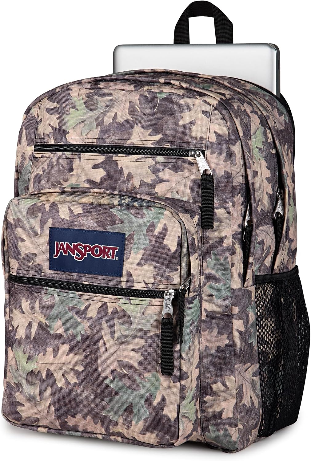 image:imageJanSport Laptop Backpack Computer Bag with 2 Compartments Ergonomic Shoulder Straps 15 Laptop Sleeve Haul Handle Vortex VoyageWoodland Camo