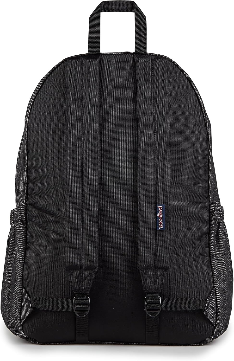 image:imageJanSport Lounge Pack FX Large Main Compartment Dual Water Bottle Pockets Front Drawcord Pocket Padded Laptop Sleeve Black DenimBlack Denim