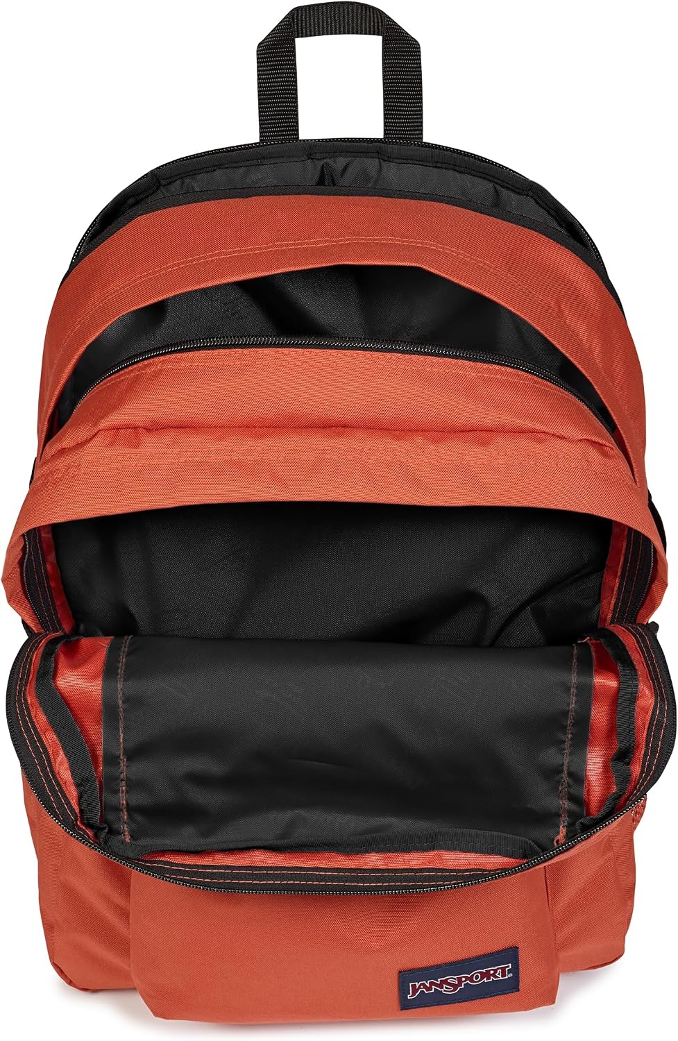 image:imageJanSport Main Campus Backpack Travel or Work Backpack with 15Inch Laptop Sleeve and Dual Water Bottle Pockets Surreal SwirliesDune Red