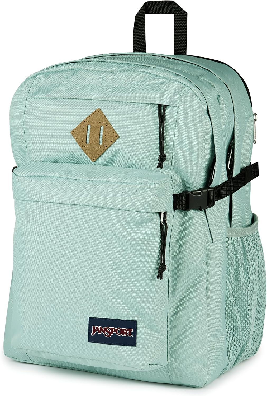 image:imageJanSport Main Campus Backpack Travel or Work Backpack with 15Inch Laptop Sleeve and Dual Water Bottle Pockets Surreal SwirliesFaded Sage