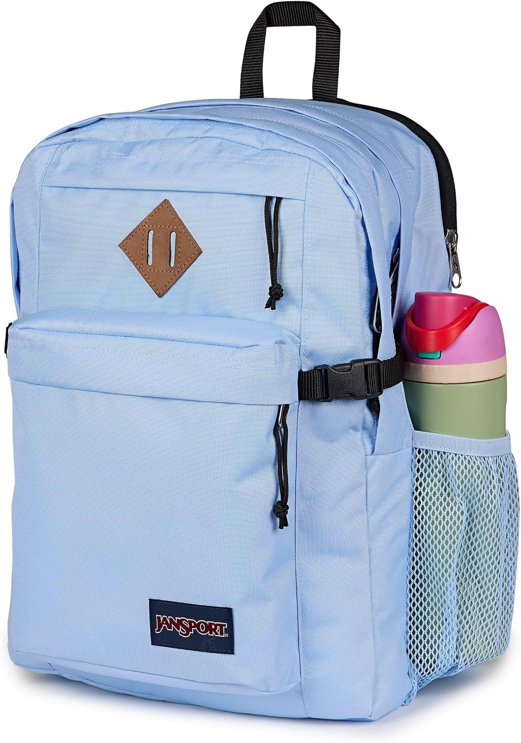 image:imageJanSport Main Campus Backpack Travel or Work Backpack with 15Inch Laptop Sleeve and Dual Water Bottle Pockets Surreal SwirliesHydrangea