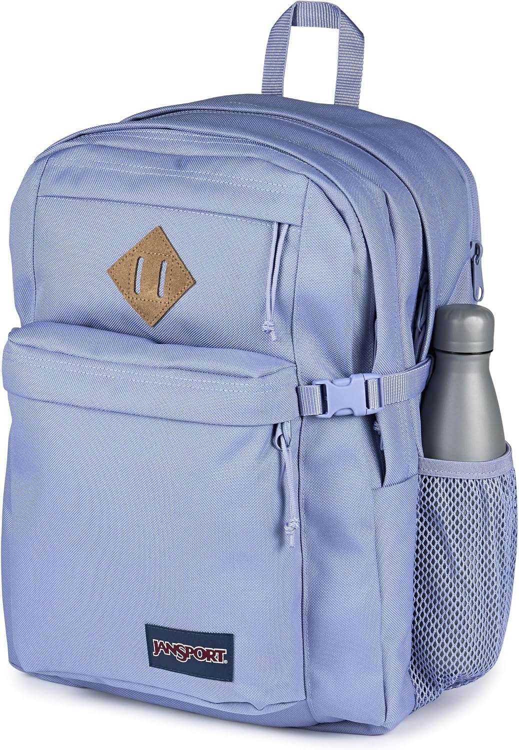 image:imageJanSport Main Campus Backpack Travel or Work Backpack with 15Inch Laptop Sleeve and Dual Water Bottle Pockets Surreal SwirliesLavender Ash