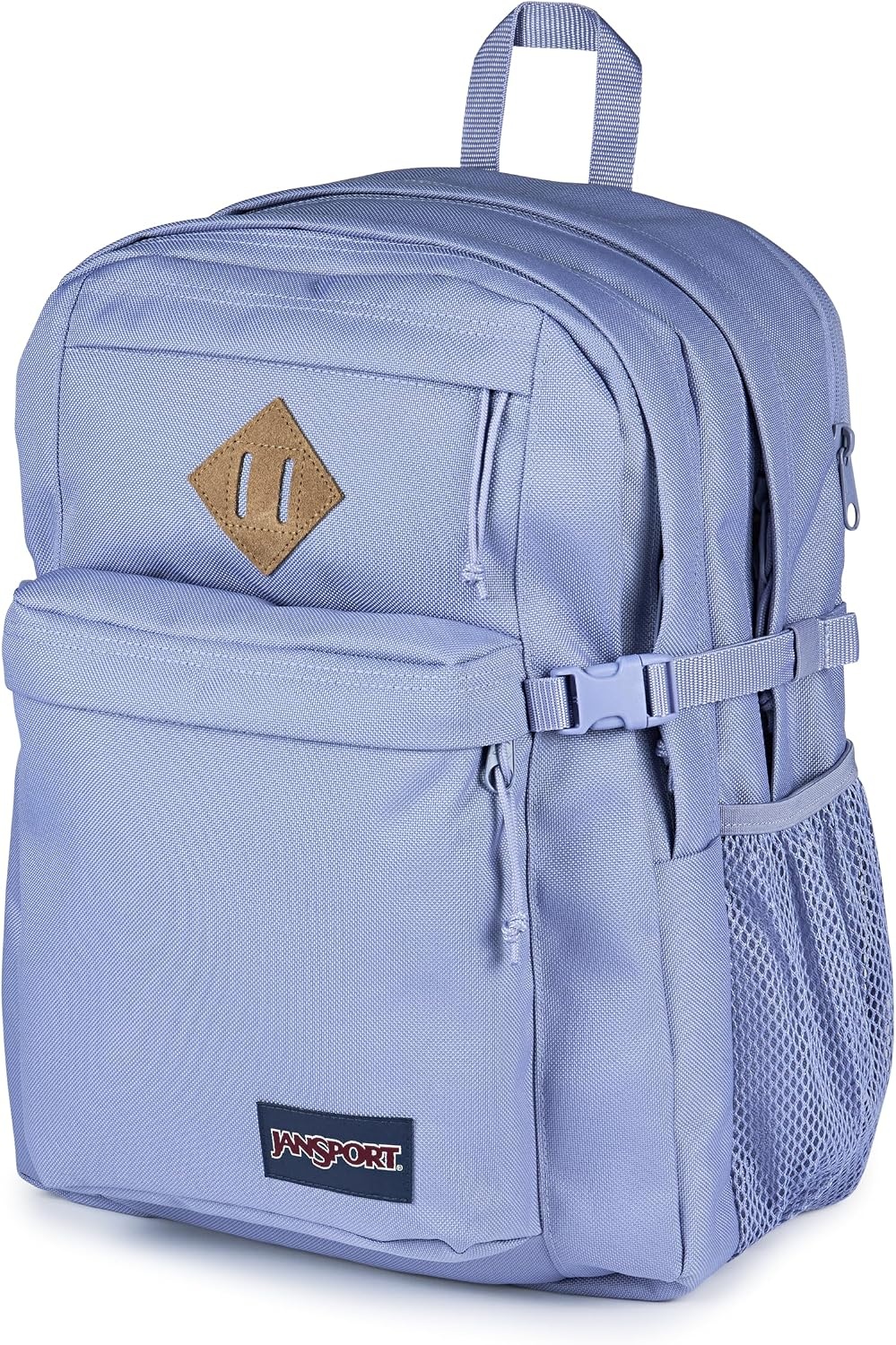 image:imageJanSport Main Campus Backpack Travel or Work Backpack with 15Inch Laptop Sleeve and Dual Water Bottle Pockets Surreal SwirliesLavender Ash