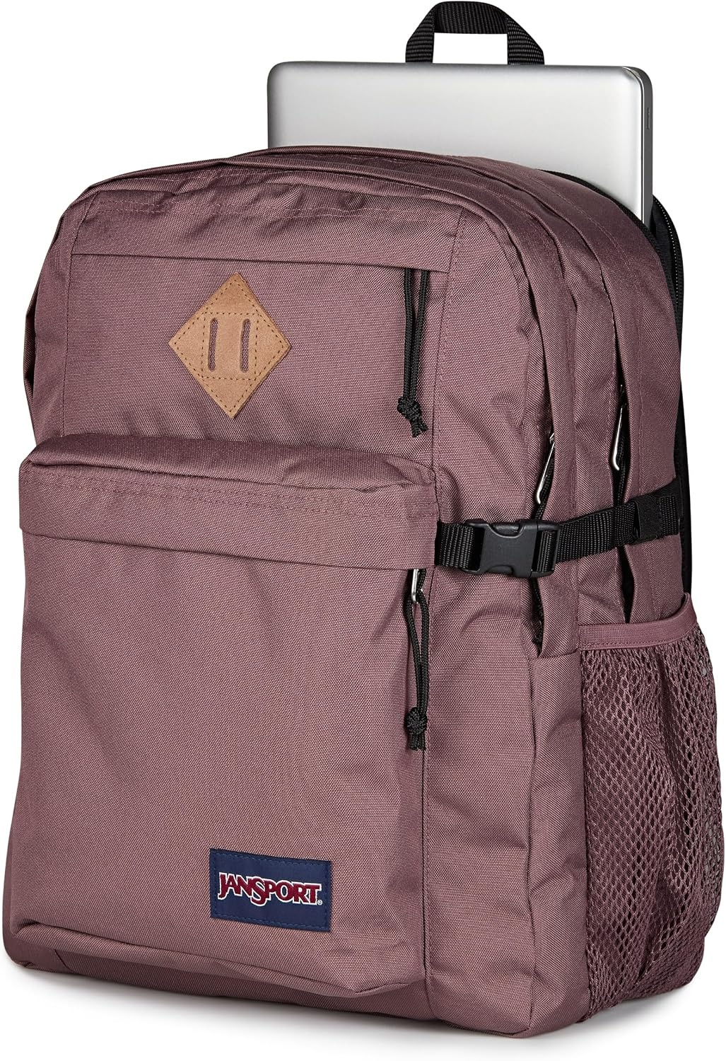 image:imageJanSport Main Campus Backpack Travel or Work Backpack with 15Inch Laptop Sleeve and Dual Water Bottle Pockets Surreal SwirliesMahogany Haze