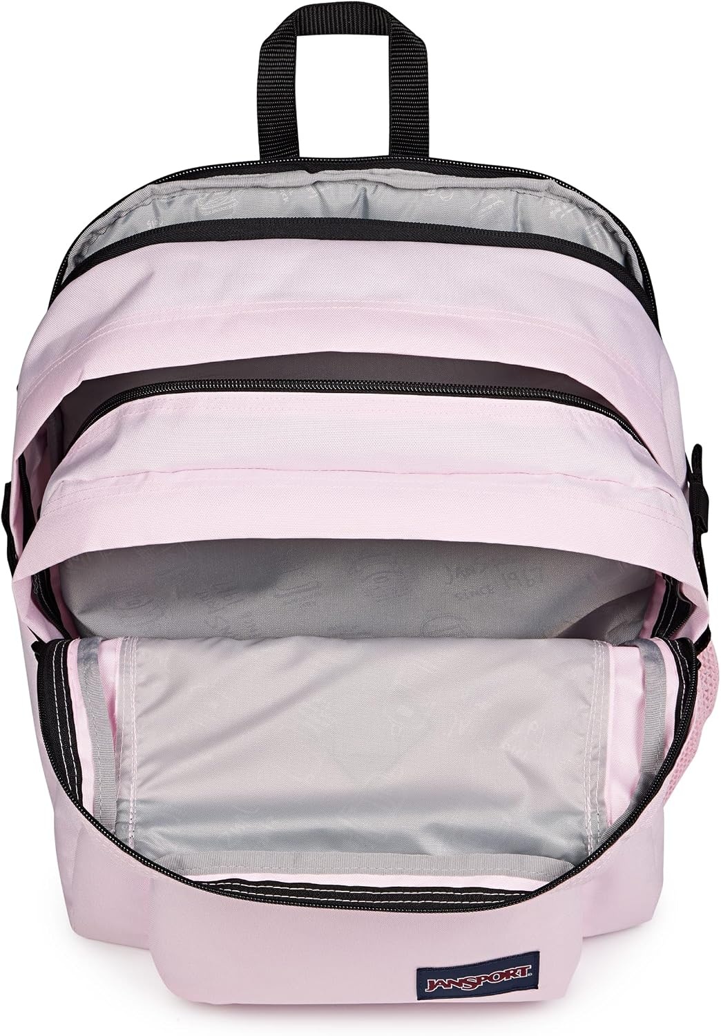 image:imageJanSport Main Campus Backpack Travel or Work Backpack with 15Inch Laptop Sleeve and Dual Water Bottle Pockets Surreal SwirliesPink Ice