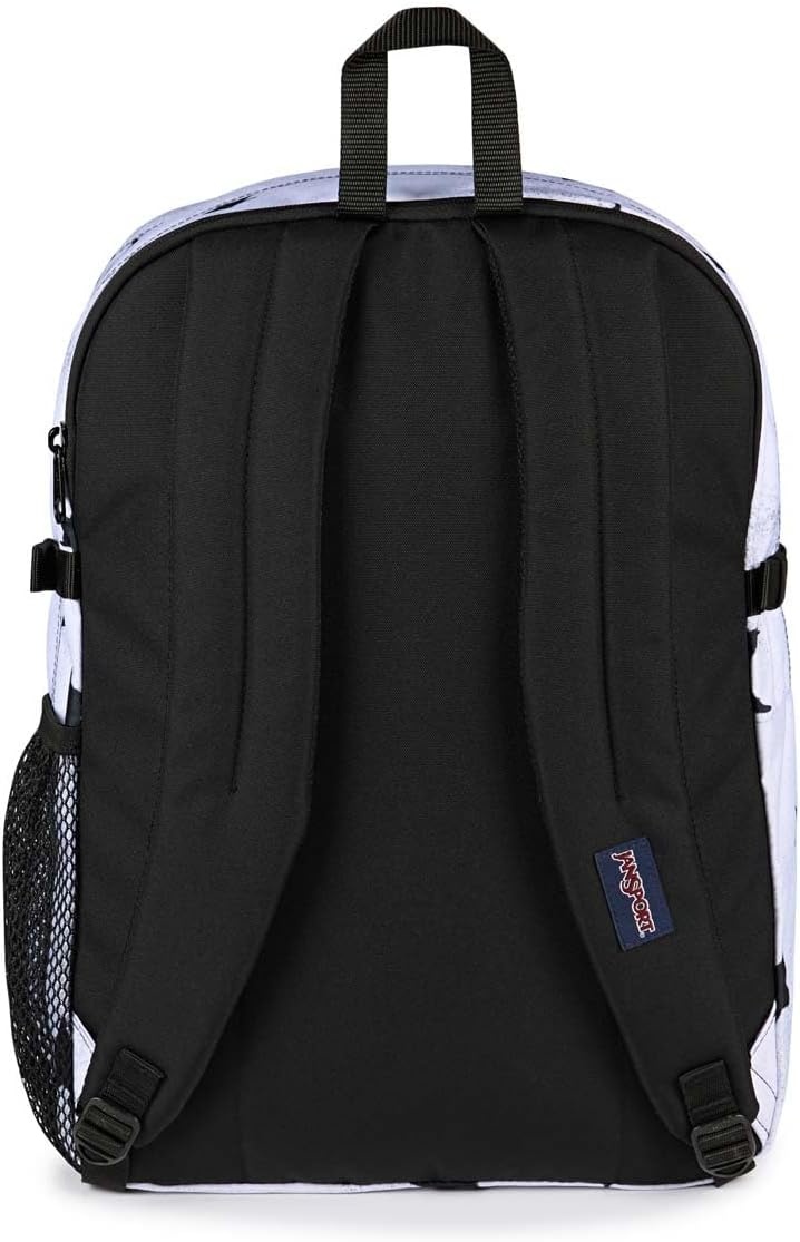image:imageJanSport Main Campus Backpack Travel or Work Backpack with 15Inch Laptop Sleeve and Dual Water Bottle Pockets Surreal SwirliesSprayed Stars Black