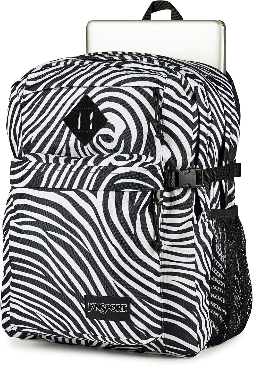 image:imageJanSport Main Campus Backpack Travel or Work Backpack with 15Inch Laptop Sleeve and Dual Water Bottle Pockets Surreal SwirliesSurreal Swirlies