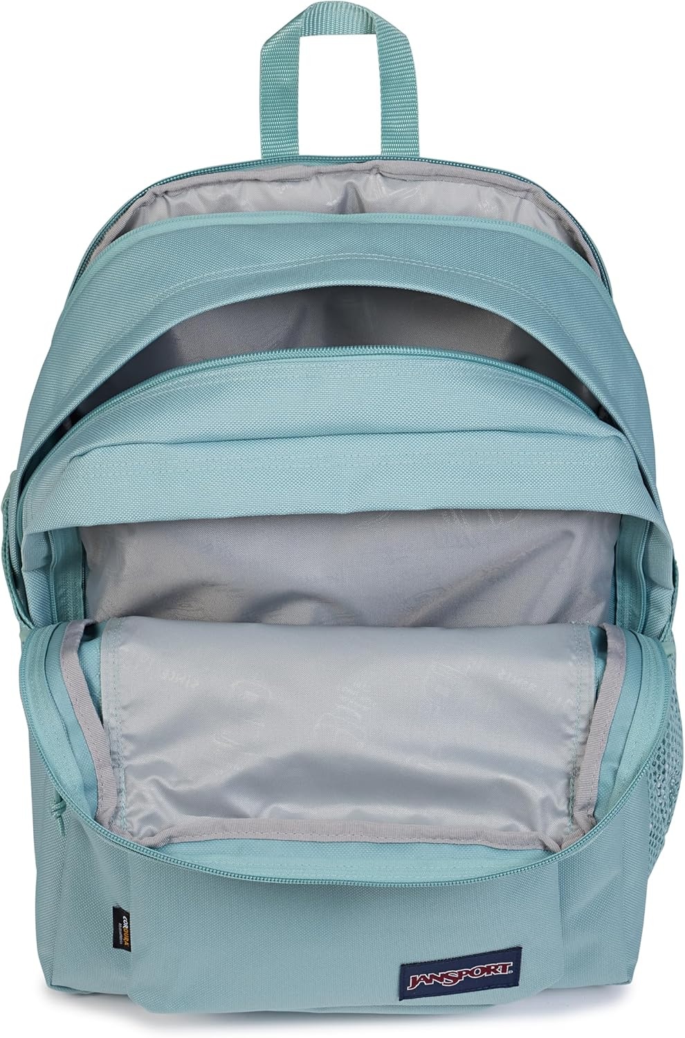 image:imageJanSport Main Campus FX Backpack Travel or Work Bag w 15Inch Laptop Pack with Leather Trim Lavender AshFaded Sage