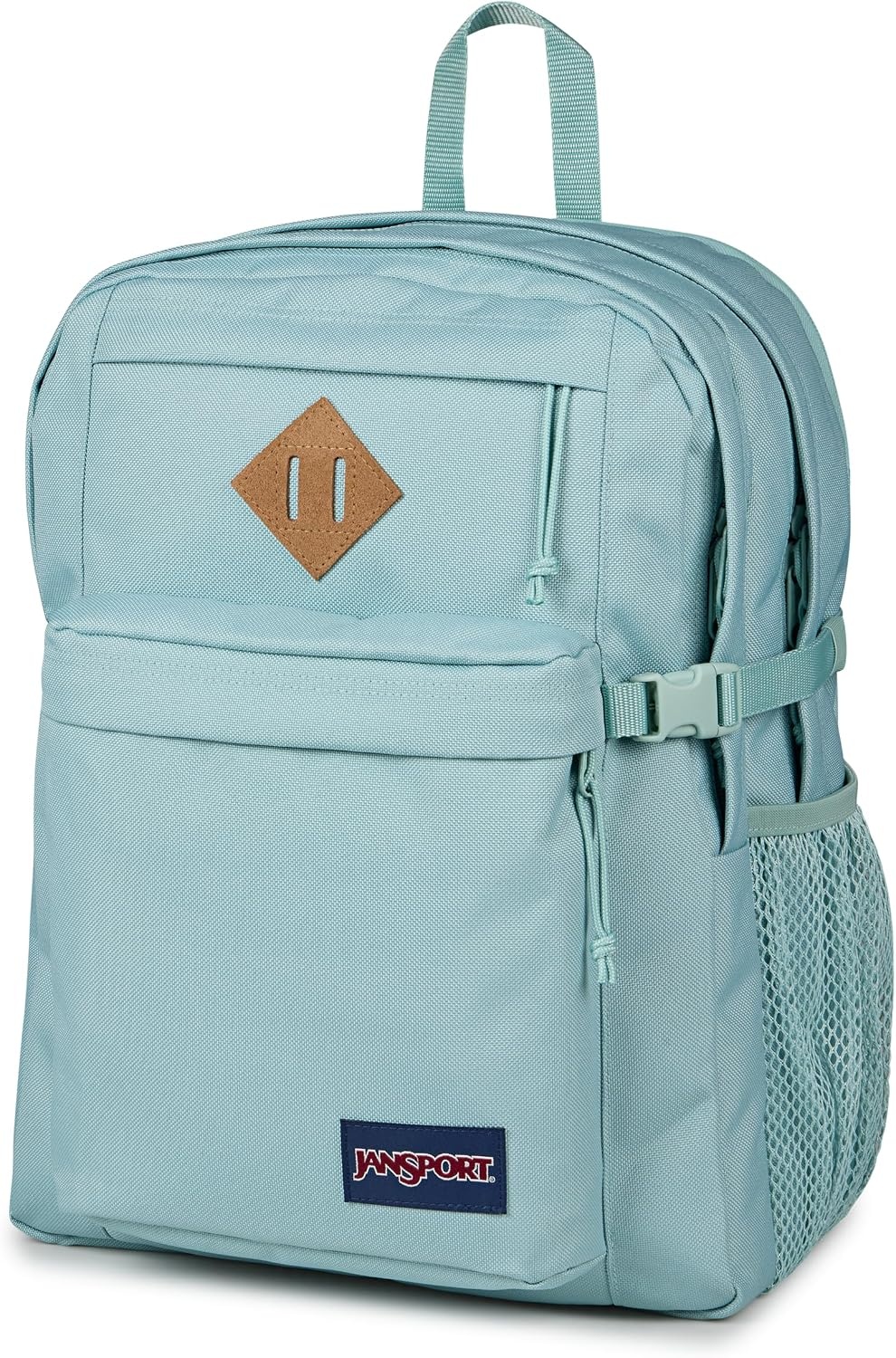 image:imageJanSport Main Campus FX Backpack Travel or Work Bag w 15Inch Laptop Pack with Leather Trim Lavender AshFaded Sage