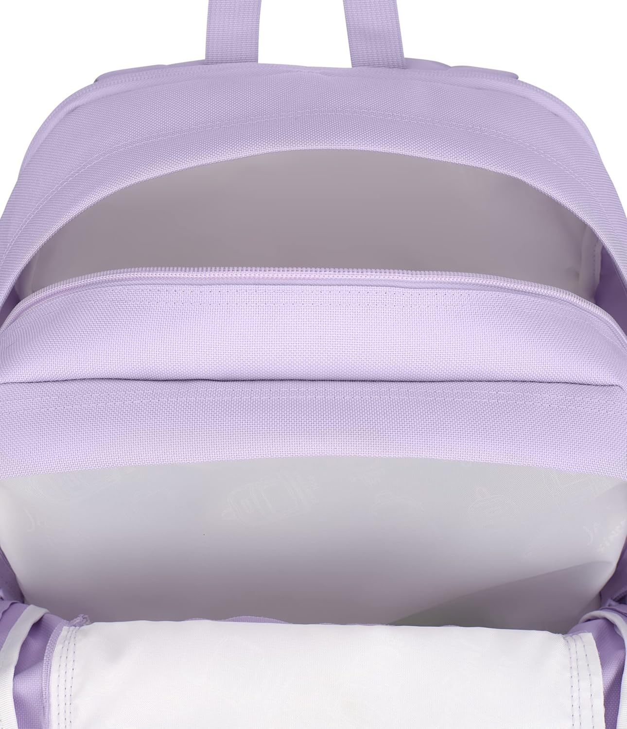 image:imageJanSport Main Campus FX Backpack Travel or Work Bag w 15Inch Laptop Pack with Leather Trim Lavender AshPastel Lilac
