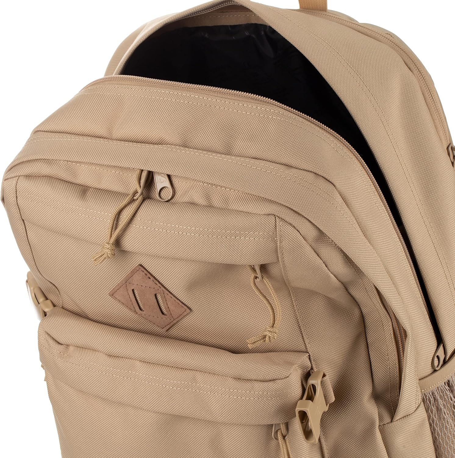 image:imageJanSport Main Campus FX Backpack Travel or Work Bag w 15Inch Laptop Pack with Leather Trim Lavender AshTravertine