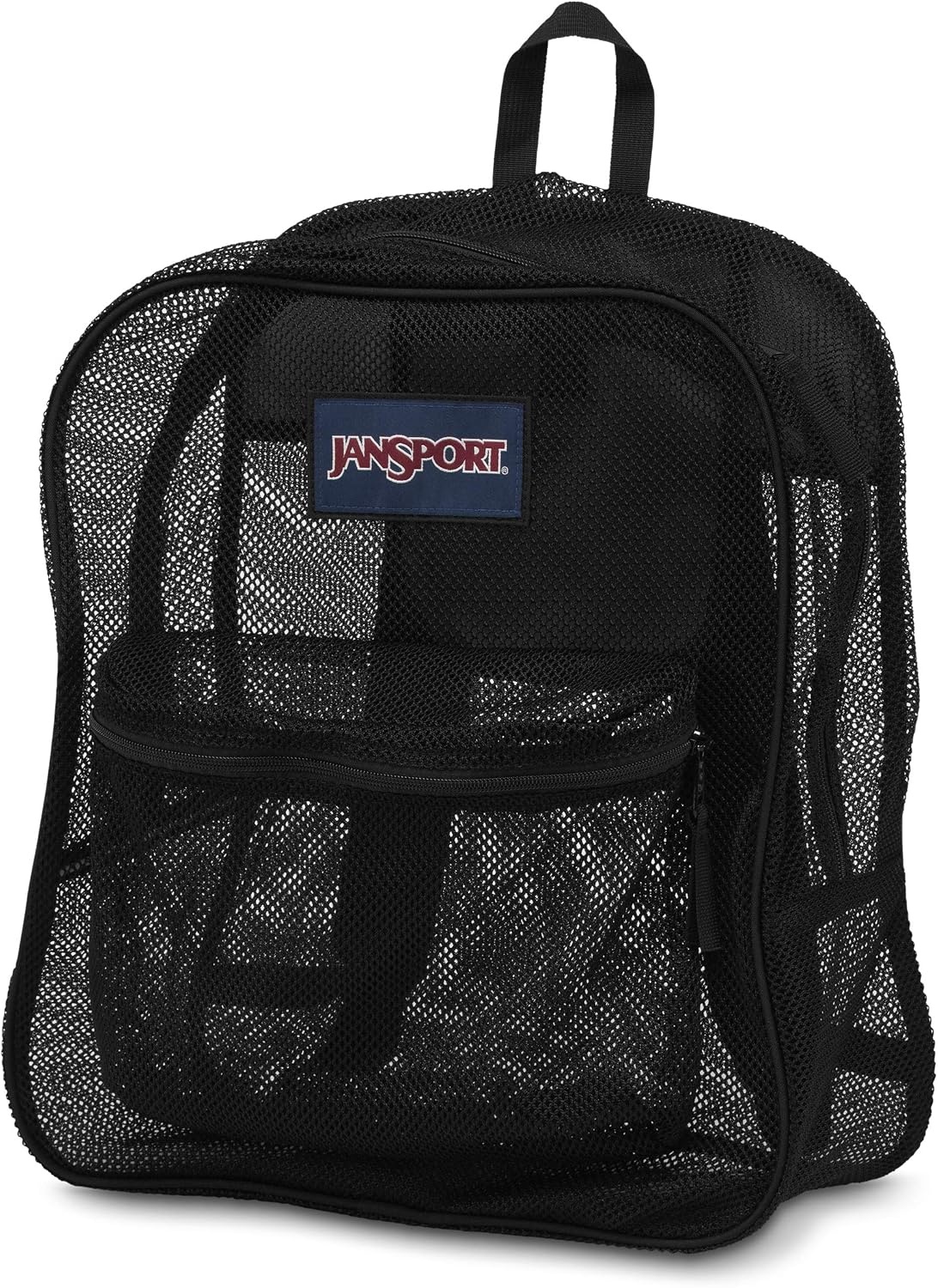 image:imageJanSport Mesh Pack See Through Backpack Ideal for Class Work Travel or Beach Outings NavyBlack