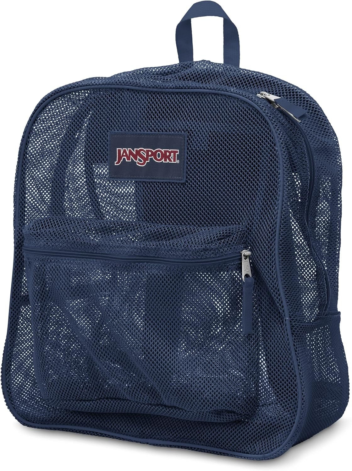 image:imageJanSport Mesh Pack See Through Backpack Ideal for Class Work Travel or Beach Outings NavyNavy