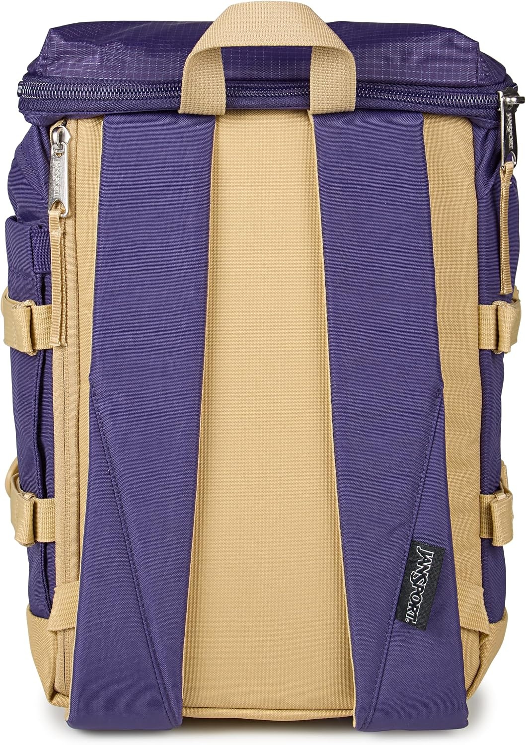 image:imageJanSport Mini Skip Pack Compact Backpack with Main Compartment Side Water Bottle Pocket and Zippered Accessory Pocket TravertineAmethyst Angst