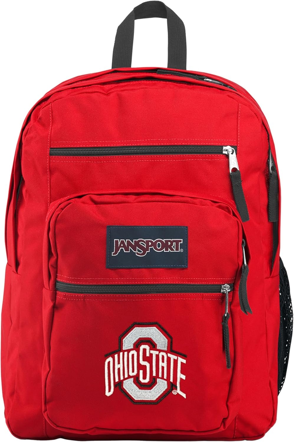 image:imageJanSport NCAA Officially Licensed Backpack Ohio State Buckeyes Big Student with Padded 15Inch Laptop Sleeve 2 Compartment Computer Bag with Bottle Pocket amp Haul Handle Book Rucksack Red TapeTeam Color